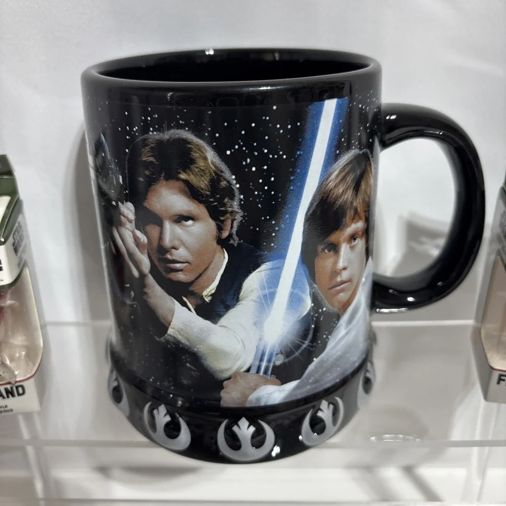 Bundle Black Star Wars Coffee Mug by Galerie Lucas Film Luke Han Solo Books Pops
